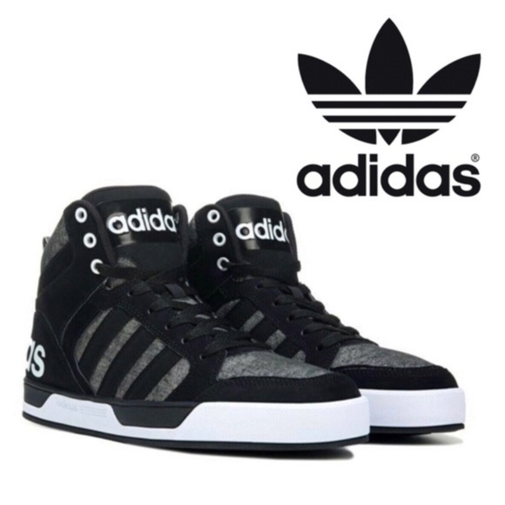Adidas Men's Neo Raleigh AW4393 High top sneakers Size US 9.5, USED